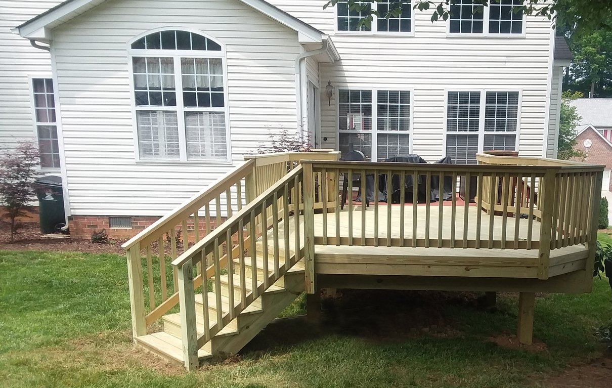 Multi-level composite deck — Decks · Potomac, MD
